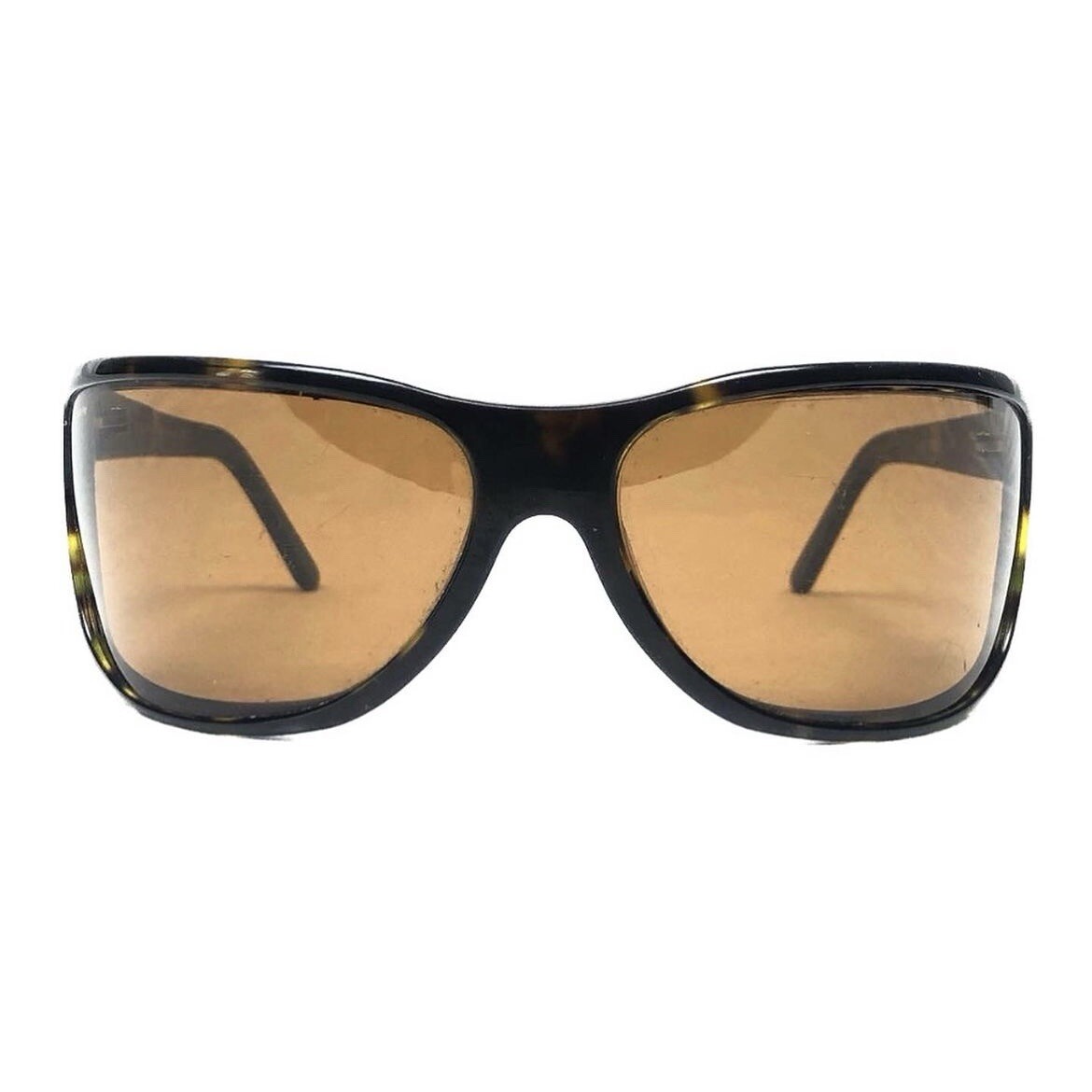 Prada sunglasses-barely used/Tortoise Shell Shield Prada SPR 04H 2AU-2P1 – Vintage Frames Company main image 2