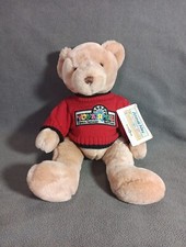 Vintage Animal Alley Toys R Us bear plush stuffed animal 15" W/ Sweater  Tags
