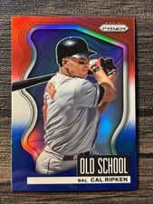 2022 Panini Prizm Red White Blue Prizm OLD SCHOOL INSERT #OS-5 Cal Ripken Jr.