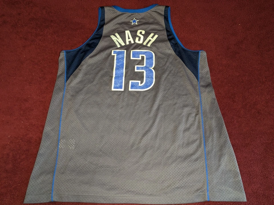 Camiseta vintage Nike Team Dallas Mavericks #13 Nash para hombre XXL+2 azul NBA  Foto 4 de 4