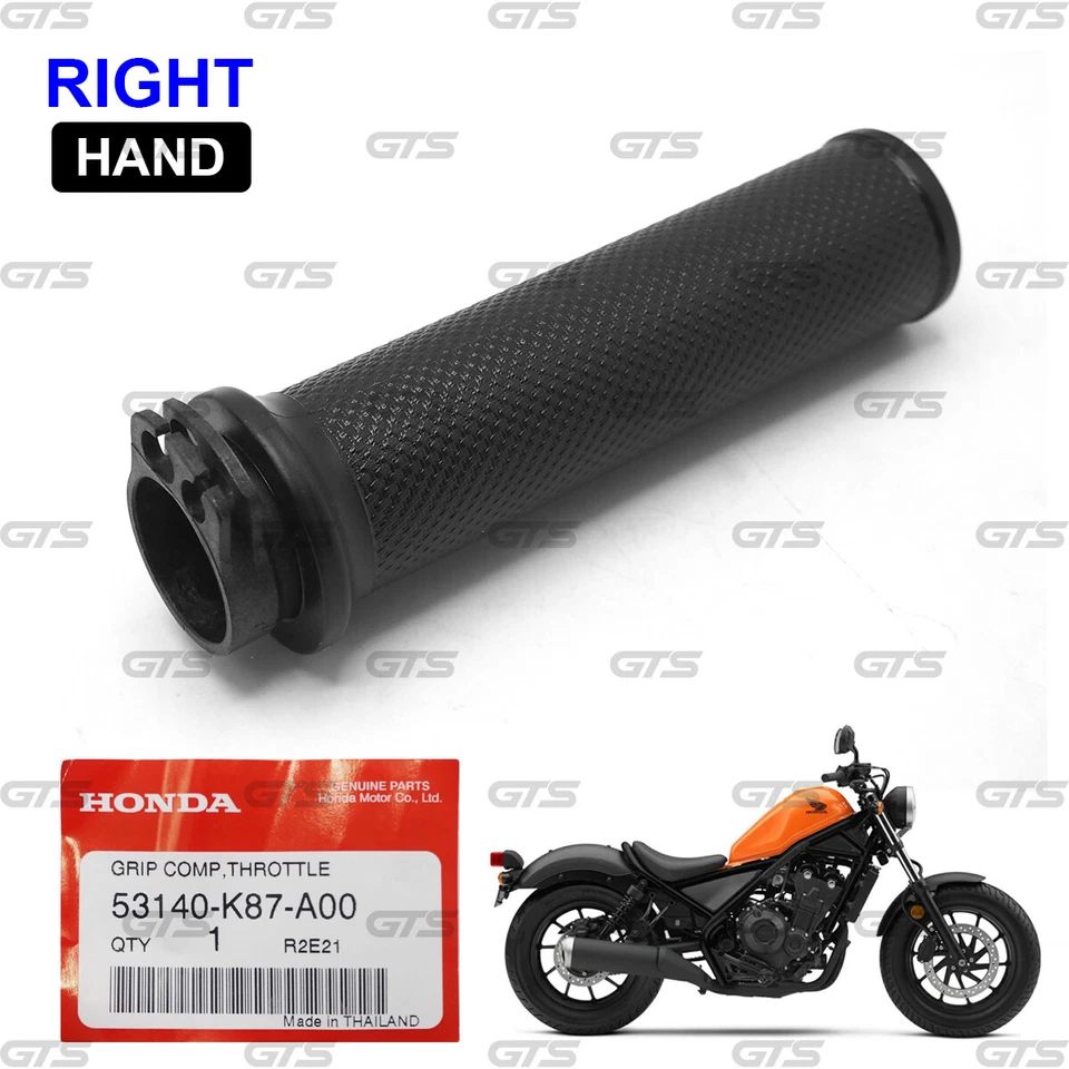 For Honda REBEL CMX300 CMX500 300 500cc 2017 - '21 Right Handle Hand Bar Grip - Image 2 of 4