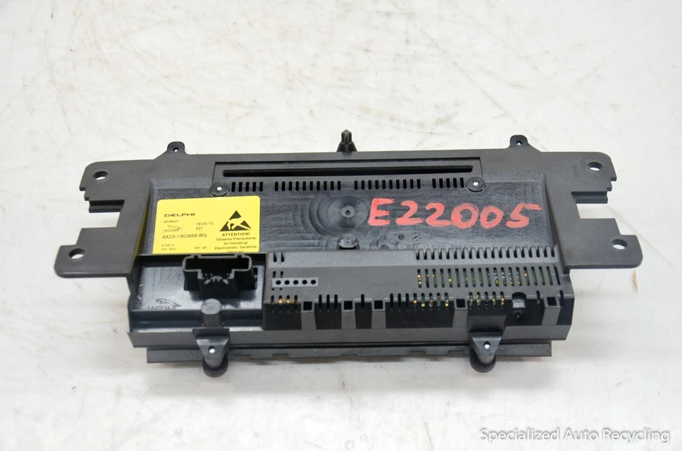 2011 JAGUAR XF FRONT CD PLAYER FACE AC CLIMATE CONTROL HEATER SWITCH - Изображение 4 из 4