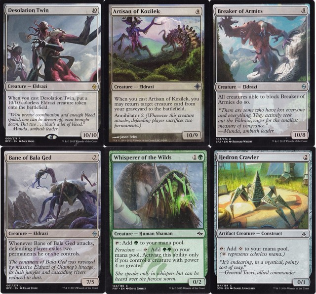 Eldrazi (Green) Ramp Deck Kozilek Hedron 60 Cards MTG Magic