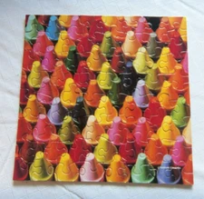 1977 vintage Springbok mini puzzle You Color My World - complete