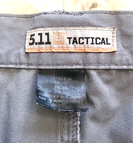 511 5.11 Tactical Mens Cargo Pants Gray Size 42x34 Style 74273 - Picture 6 of 13