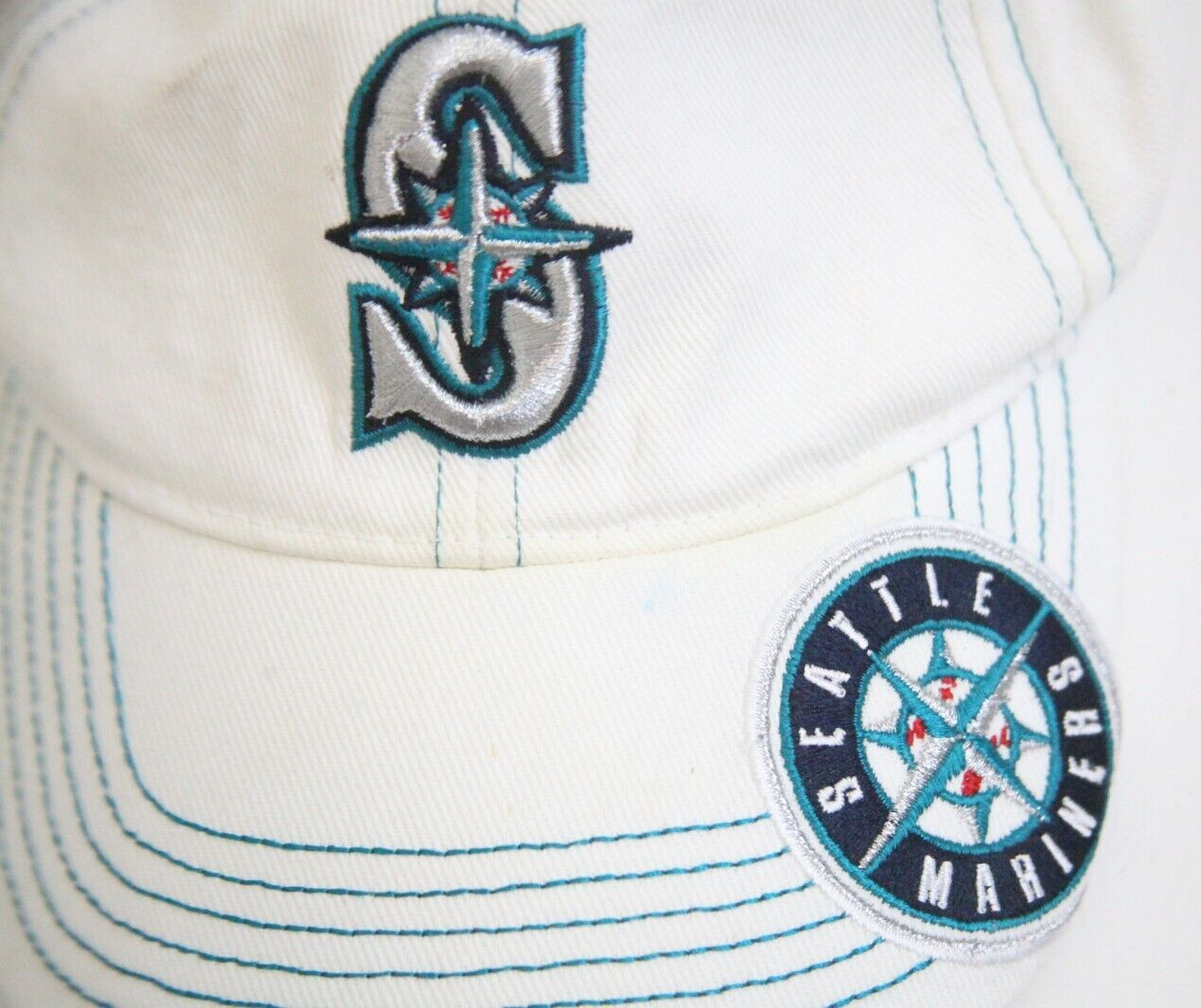 Fan Favorite Seattle Mariners Solid Strap Back Ad… - image 2
