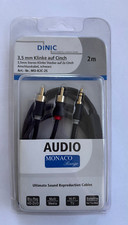 DINIC 3,5mm Stereo Klinke a. 2x Cinch Anschlusskabel, ArtNr:MO-K2C-2S 070770/7