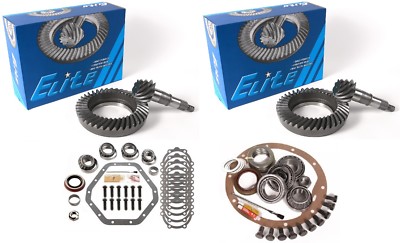 89-97 Chevy 3500 GM 10.5'' 9.25'' IFS 4.56 Ring and Pinion Master Elite Gear Pkg