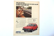 1979 Fiat Strada Print Ad Another Italian Work Of Art Red 1979 Fiat Strada Print Ad Another Italian Work Of Art Red