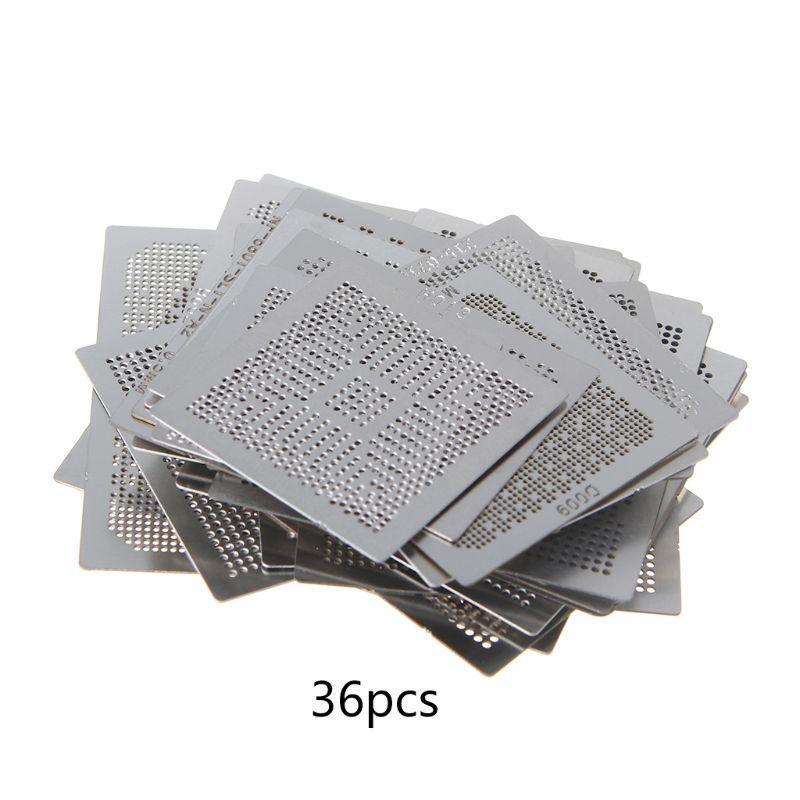 Directly Heated BGA Reballing Station Kit - Small Stencil Template & Solder Station For Chip Repair 12 thumbnail image
