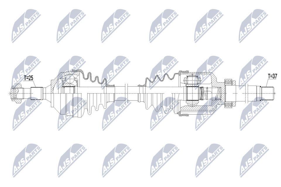 N.T.Y. NPW-PE-081.NTY Drive Shaft for CITROËN,PEUGEOT - Image 8