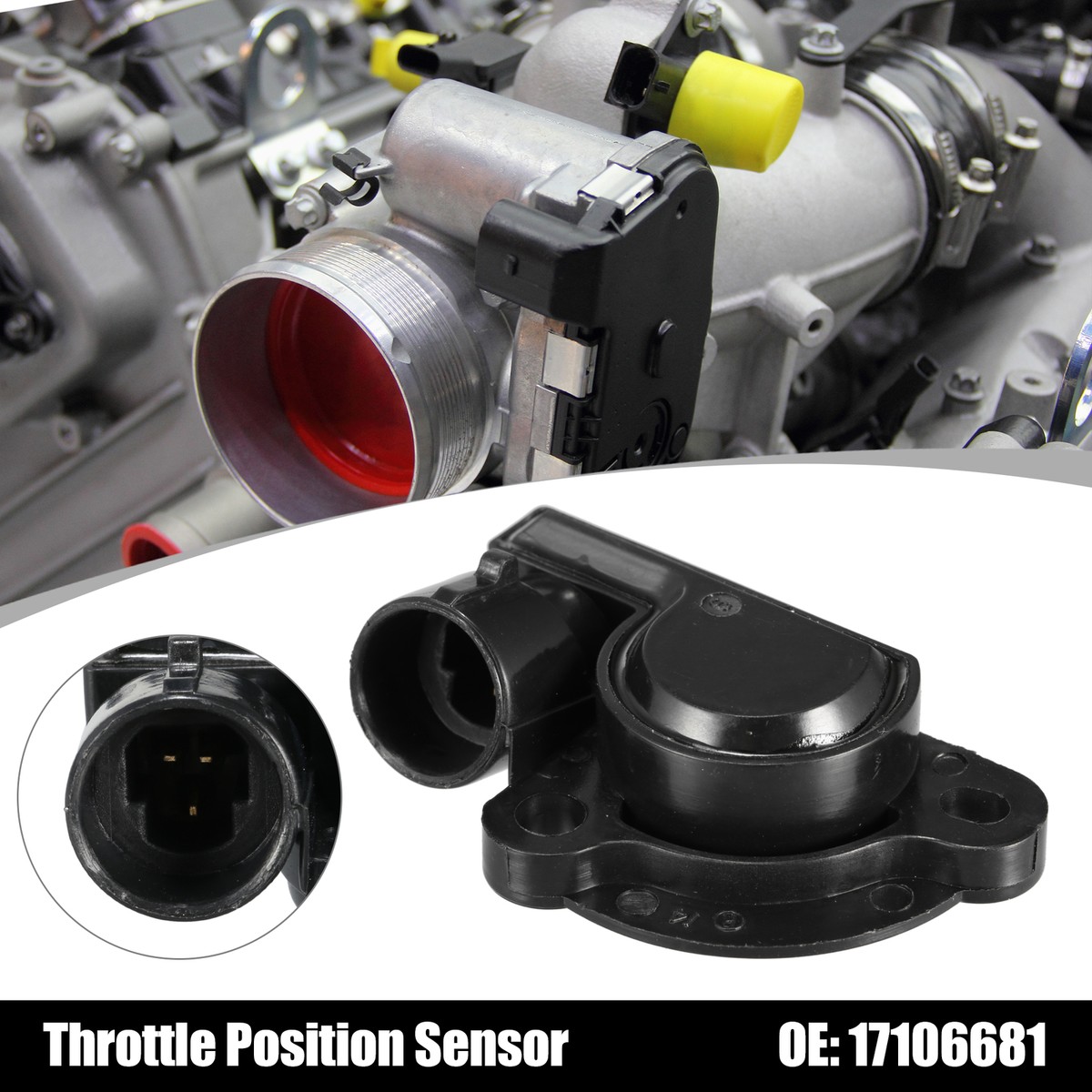 NEW Throttle Position Sensor 17106681 TPS for Chevy C1500