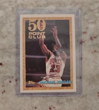 1993-94 Topps Michael Jordan Topps 50 Point Club #64 Bulls