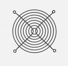 120mm Wire Steel Cooling Fan Grill/Finger Guard - Black Set of 4 FREE SHIPPING