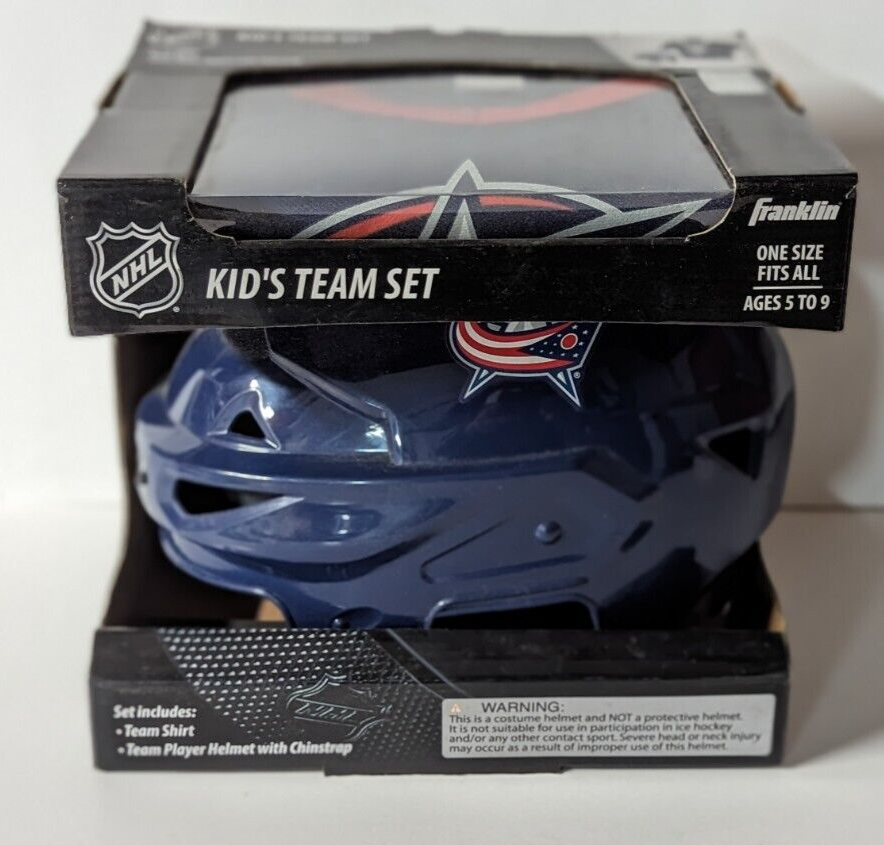 NHL Franklin Kid's Team Set Columbus Blue Jackets One Size Fits All 5-9