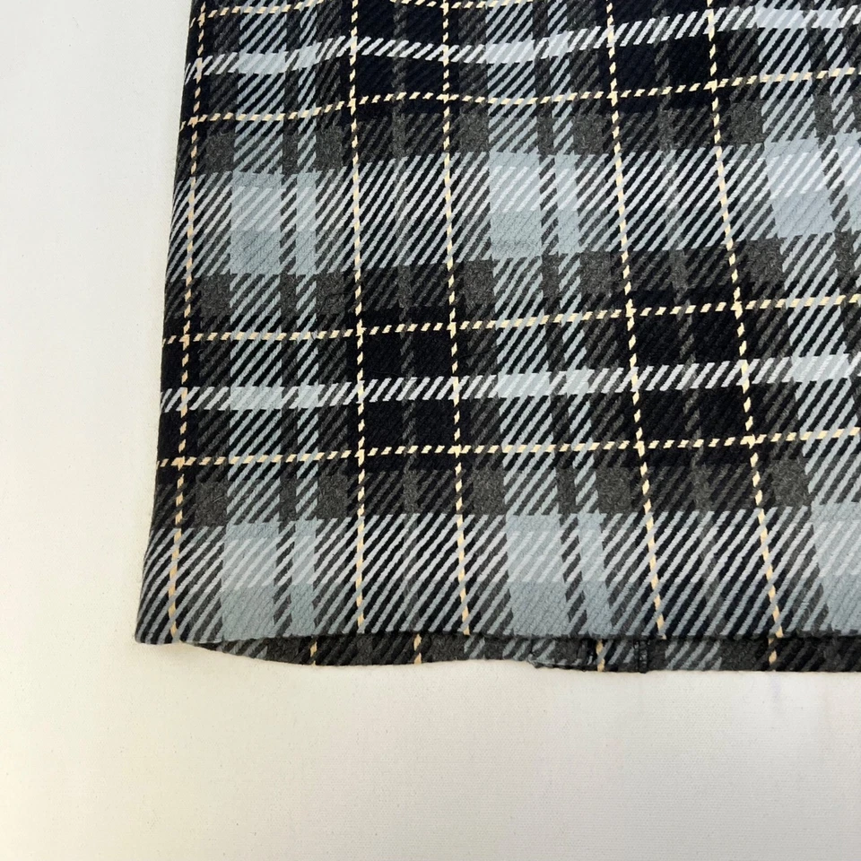 Falda a Cuadros para Mujer Covington Mezcla de Lana Multicolor Talla 14 Nueva Cremallera Foto 4 de 4