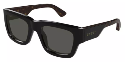 Gucci GG 1668S 1668 001 Black Grey Lens Sunglasses New 52mm  display picture 1