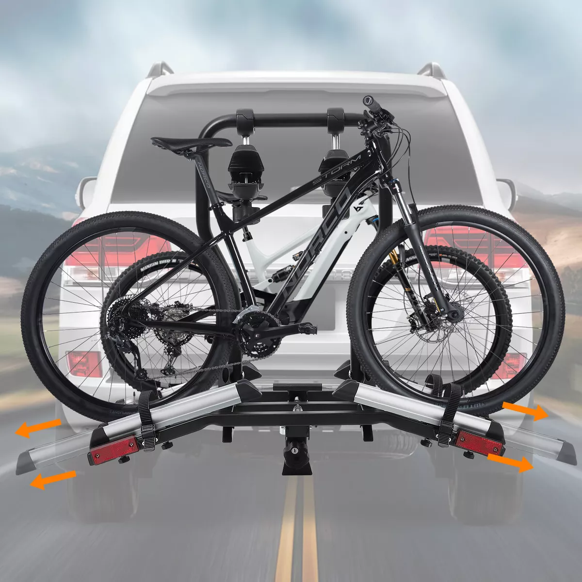 Folding bike rack sales for car
