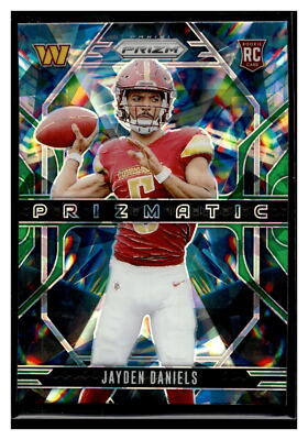 2024 Panini Prizm #3 Jayden Daniels Prizmatic Green Ice Prizm | eBay