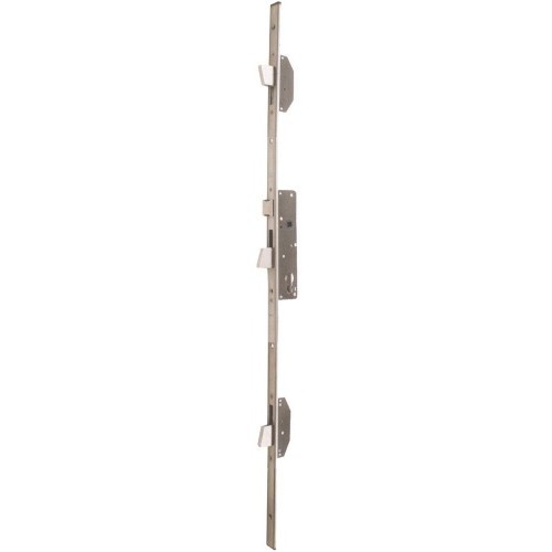 Serrure à larder 3 points ISEO axe 30 mm avec têtière filante U haute résistance