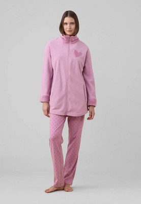 NOI DI NOTTE Vestaglia Donna Lunga Sciallata Pile GE002999