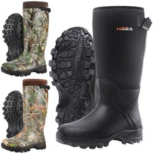 HISEA Men Adjustable Hunting Boot Waterproof Insulated Fishing Mud Work Rain Boo
