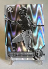 Samuel Zavala 2022 Bowman Draft Chrome #BDC-98 Black & White RayWave Refractor