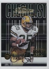 2000 Playoff Prestige Team Checklists Auto Dorsey Levens #CL74 b8h