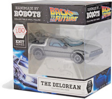 Back To The Future By Robots BlackLight Marty McFly Dr Brown Delorean Set 3 lot