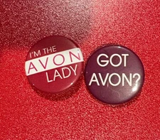 Avon Button Pin Set Collection