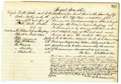 Lycoming Co. PA Court Docket Bowman v. Smith 1863 Garnishment & Express Case