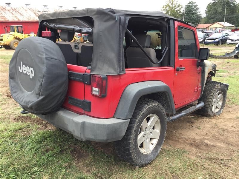 2009 Jeep Wrangler Fuel Tank Door Red thumbnail 6