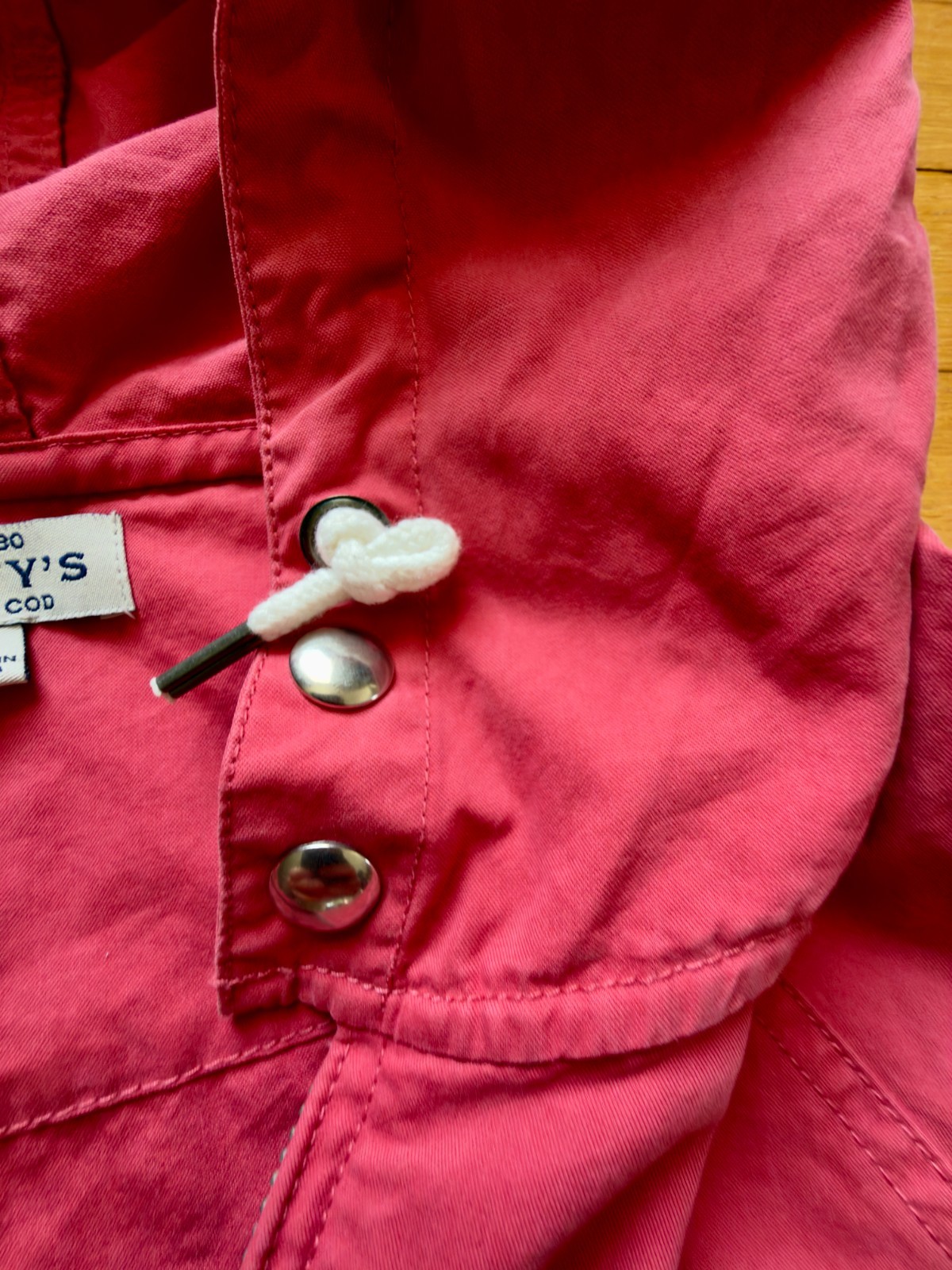 Cuffy’s Cape Cod Hooded Jacket Raspberry Pink/Cor… - image 5