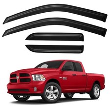 Window Visors Rain Guards for 2009-2018 Dodge Ram 2009-2018 ram 1500 quad cab