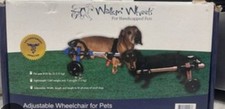 Walkin Wheels Adjustable Wheelchair for Pets/Dog small blue Frame