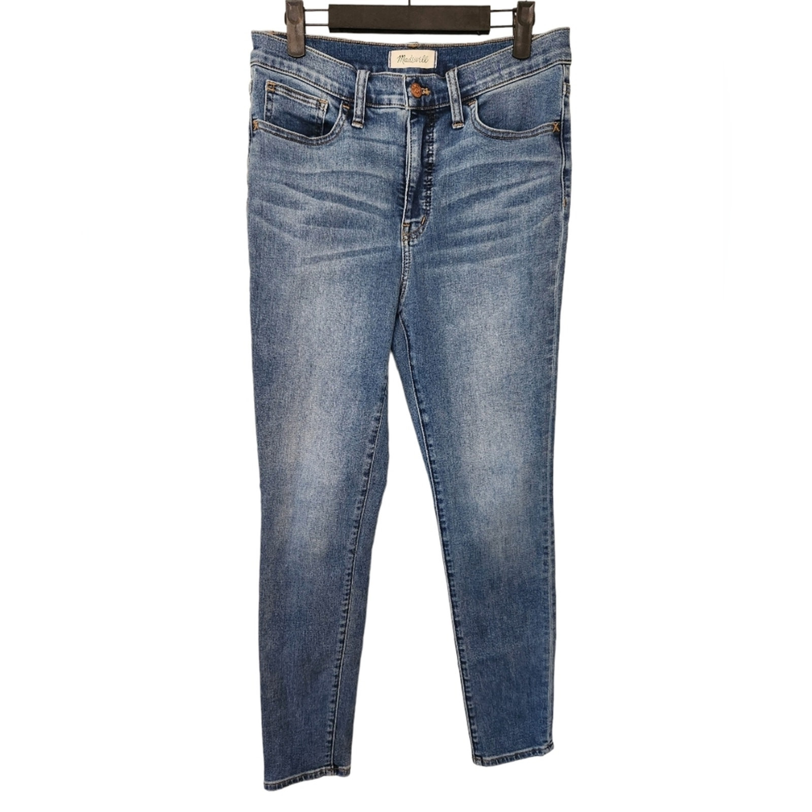 Madewell Roadtripper 10-inch high-rise skinny jeans in size 28