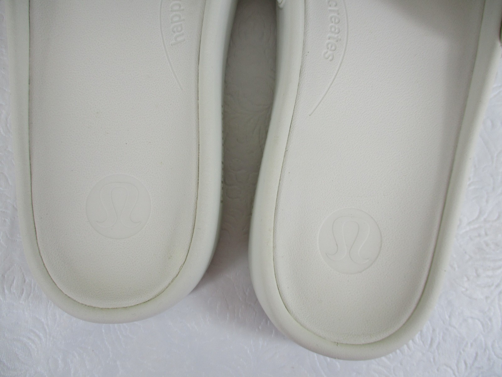 Lululemon Restfeel Slide Sandals in Bone Off-White women's size 10, 42 thumbnail 8