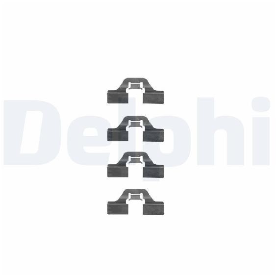ZubehöRsatz Scheibenbremsbelag FüR VW Polo 6N 6V 9A 9N 95 Bis 26 Delphi ASV BDE-image
