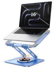 Adjustable Laptop Stand, Computer Stand with 360 Rotating Base, Ergonomic Lap...