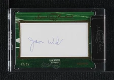 2012 TRISTAR SignaCuts Signatures Gold 2/25 Jan White Cut Signature Auto 0nr3