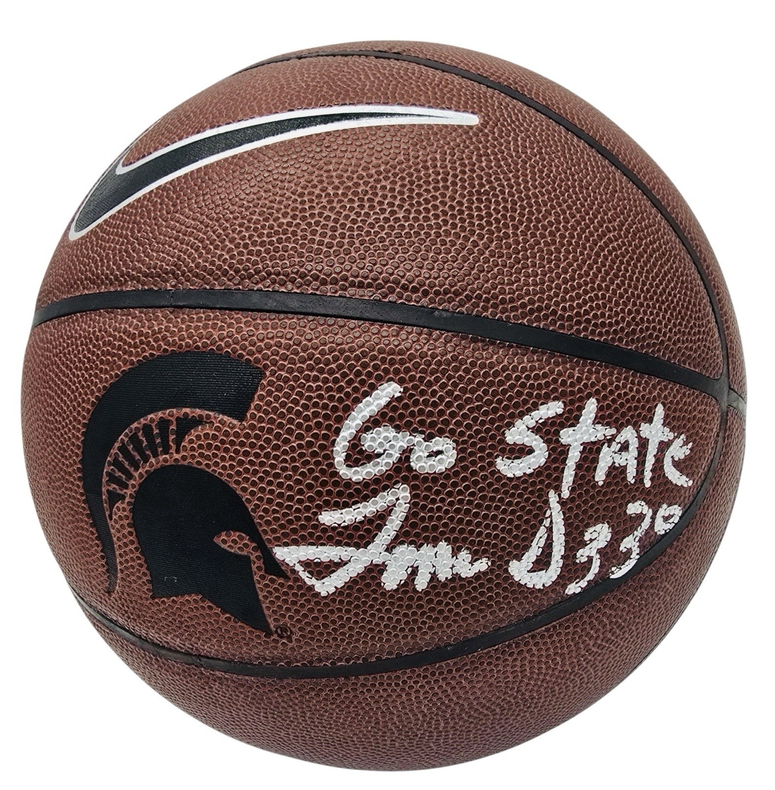 Tom Izzo Autographed Signed Michigan State Spartans BASKETBALL NIKE BECKETT COA 