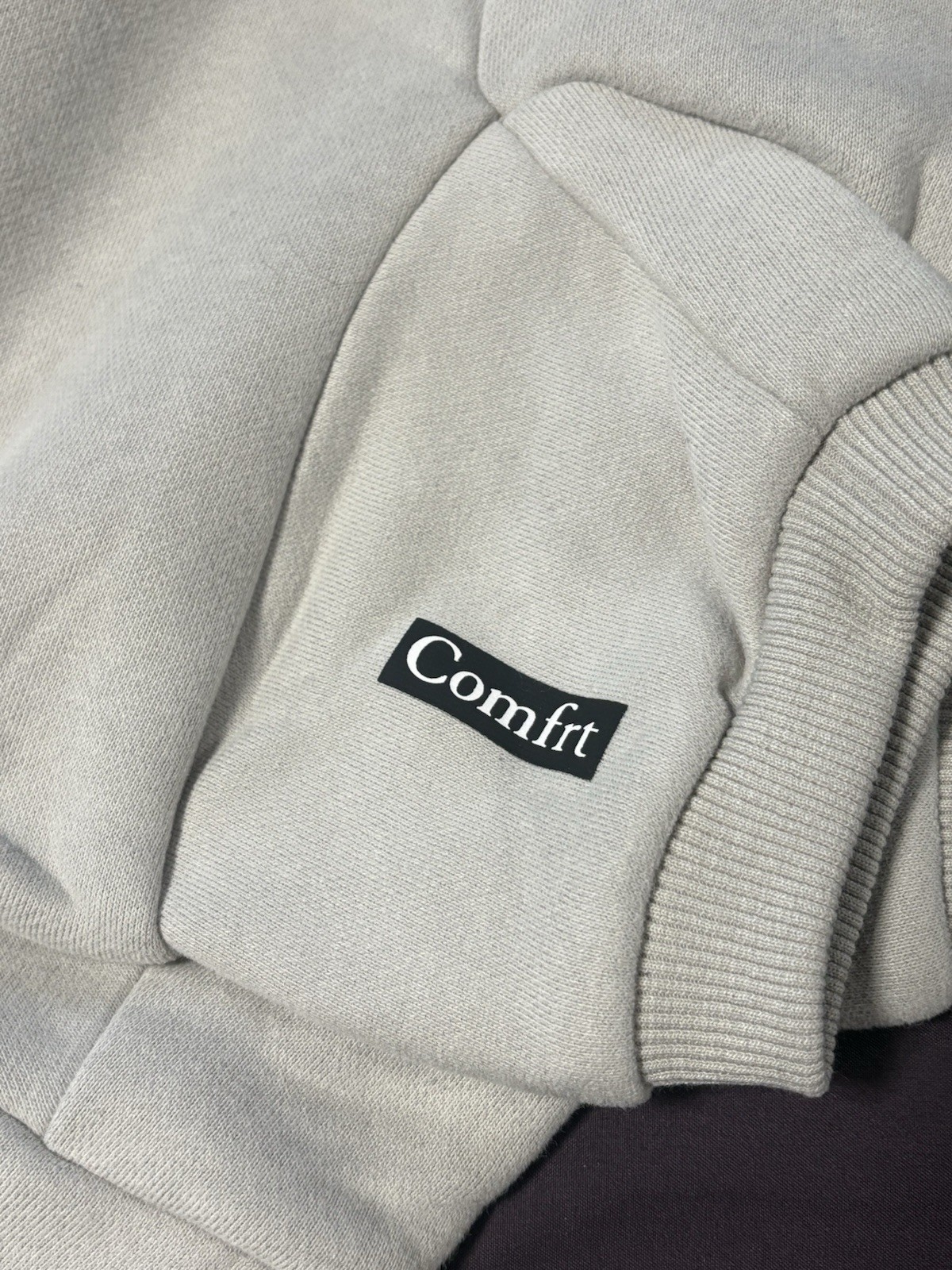 Comfrt Standard Paw Hoodie Color Fog Size Large