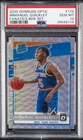 2020 Donruss Optic Basketball Fanatics Box Set Immanuel Quickley #175 PSA 6.5