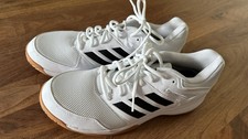 adidas Herren Sneaker Low Top Weiß/Schwarz/Beige Gr. 45,5 Gummisohle