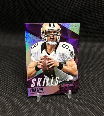 2015 Panini Certified Drew Brees  SKILLS  /25 PURPLE SSP No. SK6 HOF  