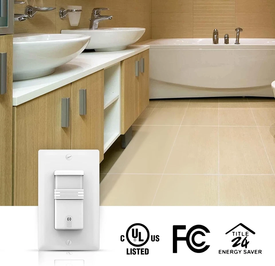 Motion Sensor Light Switch, 10-Pack, PIR Activated - Image 4 of 4