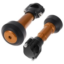 Cadre moto alliage 22-28mm pour roue 61-170mm 2 vis orange lot 2