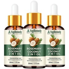 Natural Rosemary Coconut 2-in-1 Oil   Moisturizing Multi-Purpose Essential Oil