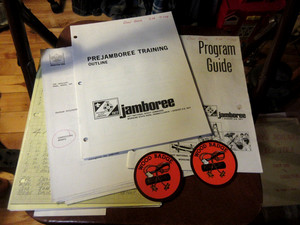 1977 National Jamboree, Moraine State Park, PA,  Paper Lot -Program Guide, etc