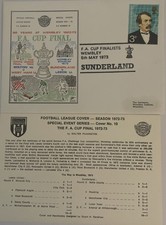 LEEDS UTD V SUNDERLAND 50 TH  FA CUP FINAL 5TH MAY  1973 DAWN FIRST DAY COVER